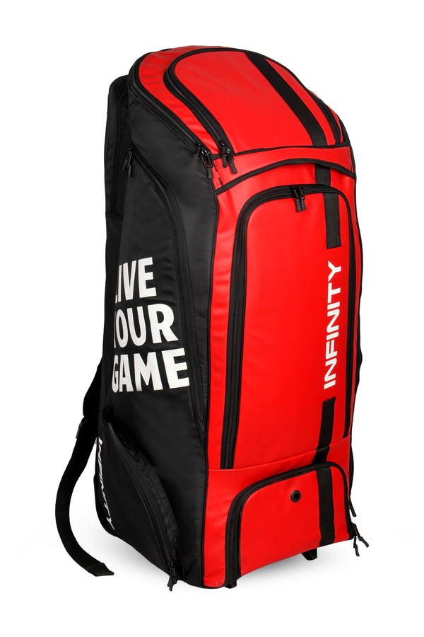 Signature Wheelie Duffle Bag Ferrari Red