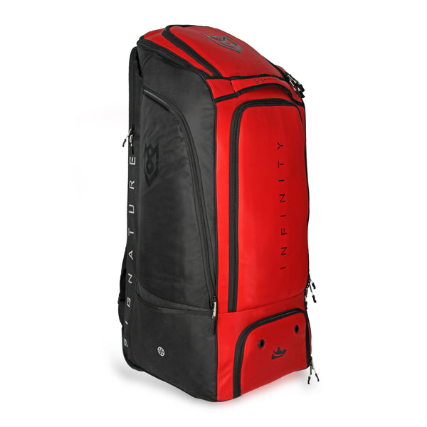 Signature Wheelie Duffle Bag Red