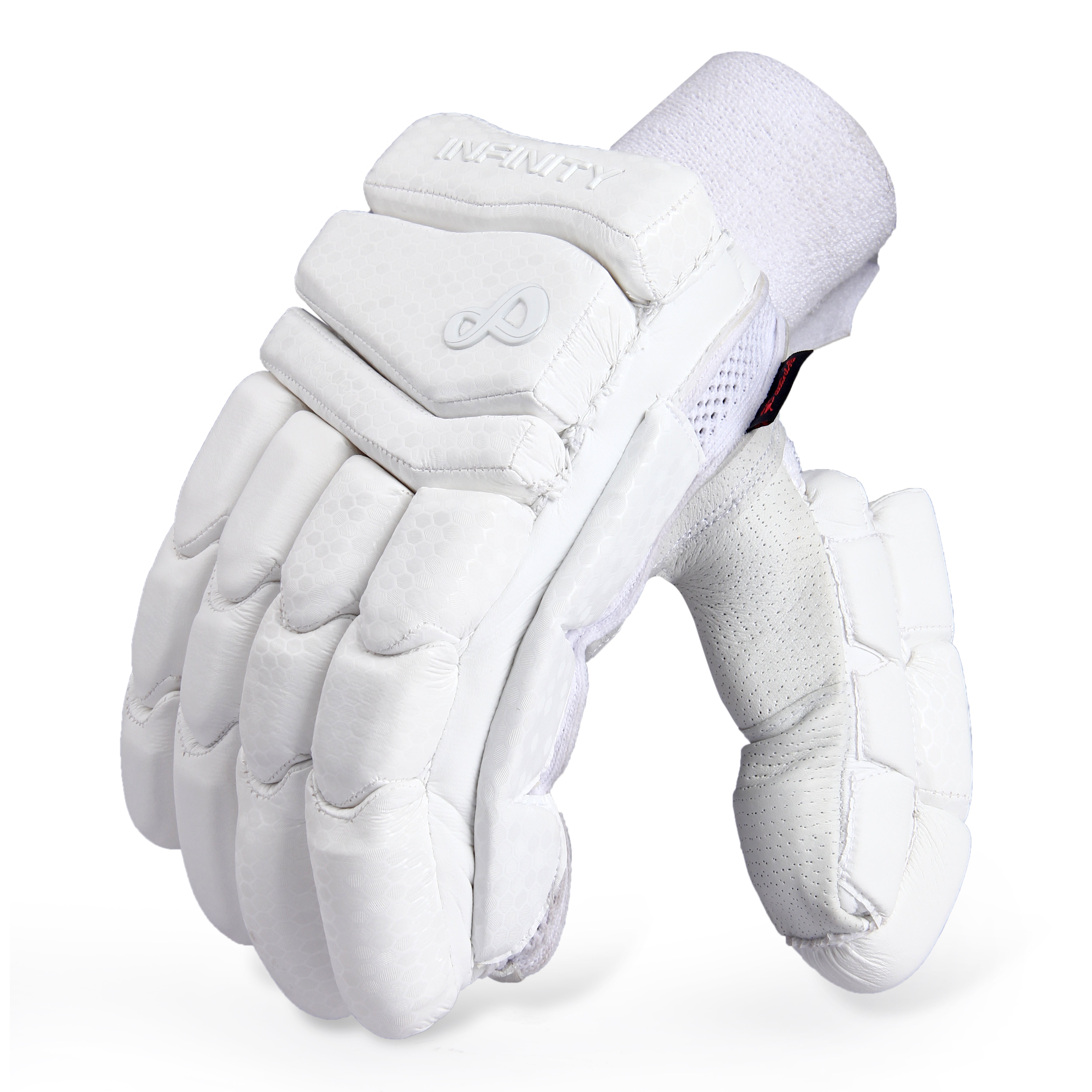 Elite White Batting Gloves | Premium Cricket Gloves UK – Infinity ...